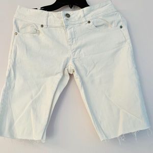 Summer White Jeans Shorts